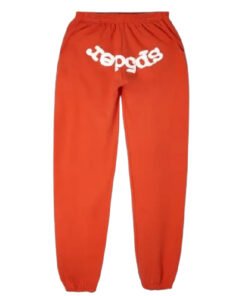 Orange Logo Spider Worldwide Sweatpants