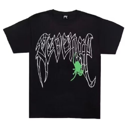 Revenge-Spider-T-Shirt-Black Green-