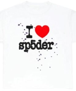 Sp5der I Heart White T-Shirt