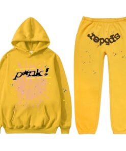 Yellow P*nk Sp5der Young Thug 555555 Tracksuit