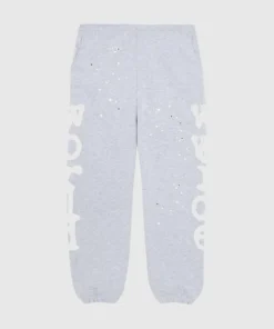 Spder Beluga Sweatpants ‘Grey’ Logo White