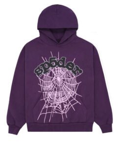 Spider Web Print Gothic Punk Hoodie